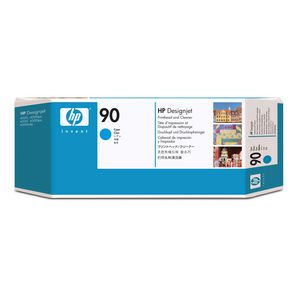 HP 90 Printhead and Printhead Cleaner Cyan