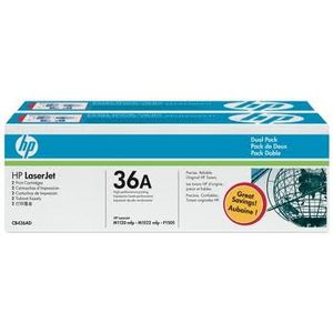HP Toner Black 2 Pack CB436AD