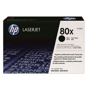 HP 80X High Yield LaserJet Toner Cartridge Black CF280X