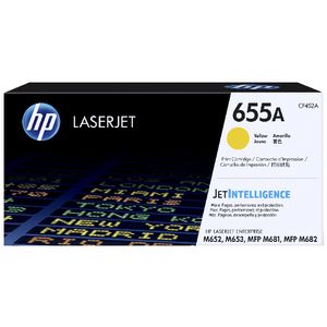 HP 655A Original LaserJet Toner Cartridge Yellow