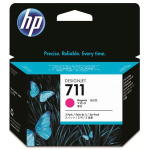HP 711 Ink Cartridge Magenta 29mL 3 Pack