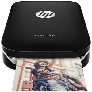 HP Sprocket Portable Bluetooth Photo Printer Black