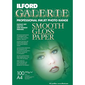 Ilford Galerie Smooth Gloss Photo Paper A4 100 Pack