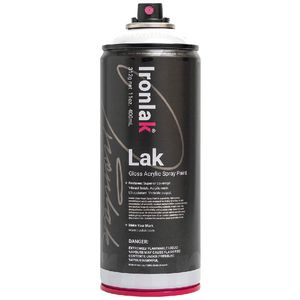 Ironlak Spray Paint 400mL Appliance White