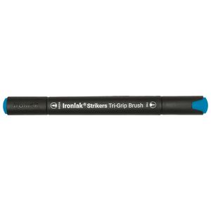 Ironlak Tri-Grip Brush Marker Royal Blue