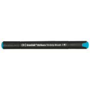 Ironlak Strikers Tri-Grip Brush Marker Baby Blue