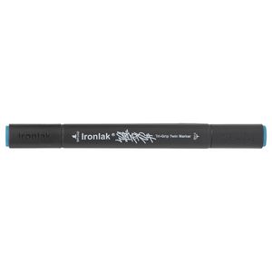 Ironlak Tri-Grip Twin Marker Baby Blue