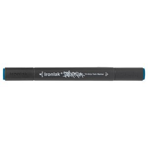 Ironlak Strikers Tri-Grip Twin Marker Indian Blue