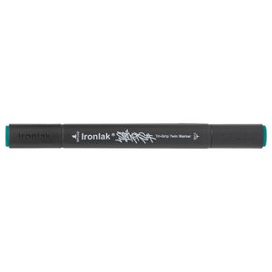 Ironlak Tri-Grip Twin Marker Peacock Green