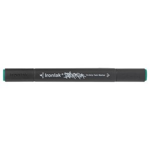 Ironlak Tri-Grip Twin Marker Mint Green Light