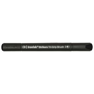 Ironlak Tri-Grip Brush Marker Black