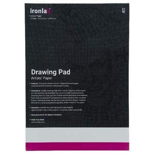 Ironlak Drawing Pads A4 50 Page White