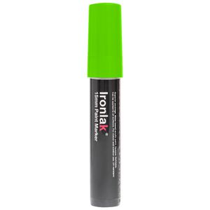 Ironlak Paint Marker 15mm Fluoro Green