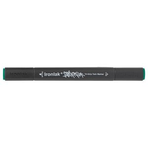 Ironlak Tri-Grip Twin Marker Emerald Green