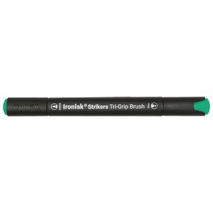Ironlak Tri-Grip Brush Marker Vivid Green