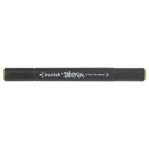 Ironlak Strikers Tri-Grip Twin Marker Yellow Green