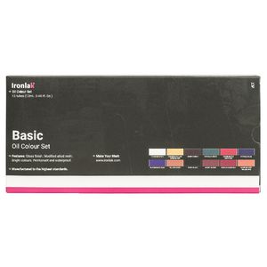 Ironlak Oil Paint Set 12 Piece Assorted
