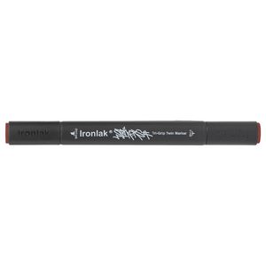 Ironlak Tri-Grip Twin Marker Brick Brown