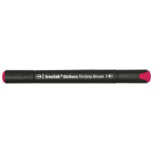 Ironlak Strikers Tri-Grip Brush Marker Cherry Pink