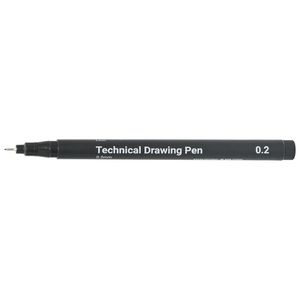 Ironlak Drawing Pen 0.2mm Black