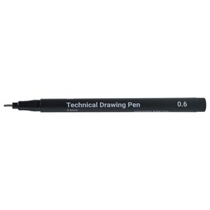 Ironlak Drawing Pen 0.6mm Black