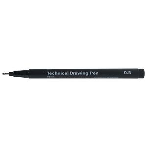 Ironlak Drawing Pen 0.8mm Black