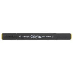 Ironlak Tri-Grip Twin Marker Lemon Yellow