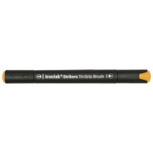 Ironlak Strikers Tri-Grip Brush Marker Melon Yellow