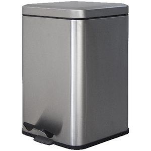 J.Burrows Stainless Steel Pedal Bin 12L