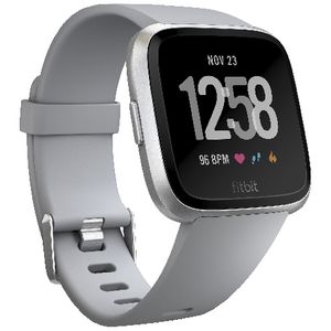 Fitbit Versa Smart Fitness Watch Grey Aluminium