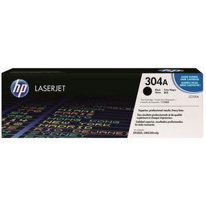 HP 304A LaserJet Toner Cartridge Black CC530A