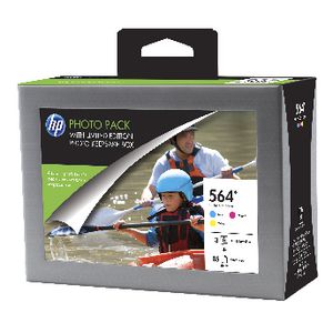 HP 564 Ink Cartridge Keepsake Box Photo Pack