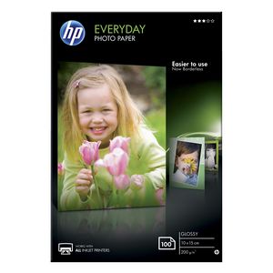 HP 200gsm 4 x 6 Everyday Glossy Photo Paper 100 Sheet Pack