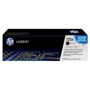 HP 125A LaserJet Toner Cartridge Black CB540A