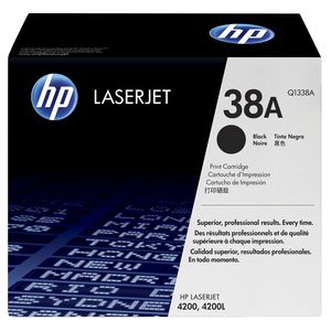 HP 38A LaserJet Toner Cartridge Black Q1338A