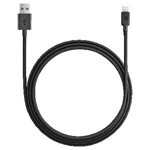 Zus Durable 180 Degree Lightning Cable 1.2m Black