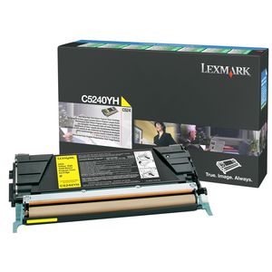 Lexmark C5240YH High Yield Toner Cartridge Yellow