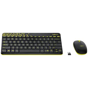 Logitech Wireless Keyboard and Mouse Black MK240
