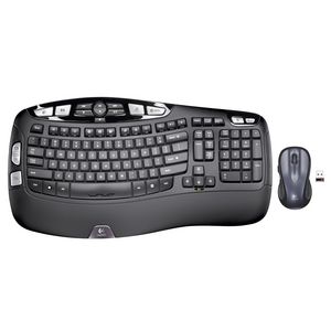 Logitech Wave Wireless Keyboard and Mouse Combo Black MK550