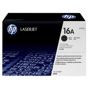 HP 16A LaserJet Toner Cartridge Black Q7516A