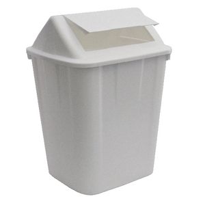 Italplast 32L Swing Top Tidy Bin White