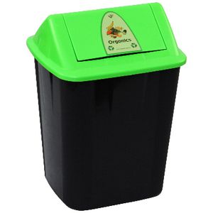 Italplast 32 Litre Organic Waste Separation Bin Green Lid