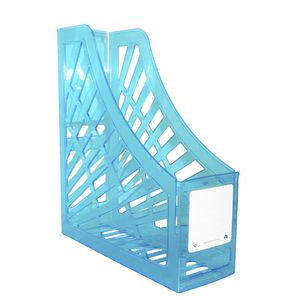 Italplast Magazine Stand Neon Blue