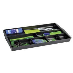 Italplast Recycled Drawer Tidy Black