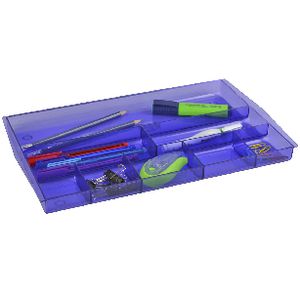 Italplast Drawer Tidy Tinted Purple
