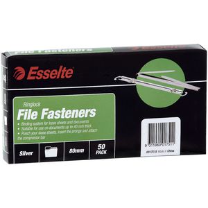 Esselte Ring Lock File Fasteners 50 Pack