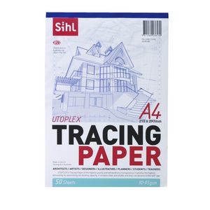 Sihl 90gsm A4 Tracing Paper Pad 50 Sheets