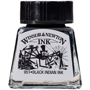 Winsor & Newton Drawing Ink 14mL Black 951