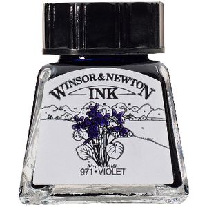 Winsor & Newton Drawing Ink 14mL Violet 971