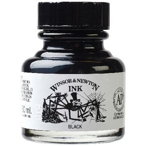 Winsor & Newton Indian Ink 30mL Black 951